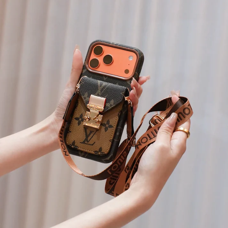 Luxury Leather Card Pocket Case For iPhone 14-17 Pro Max