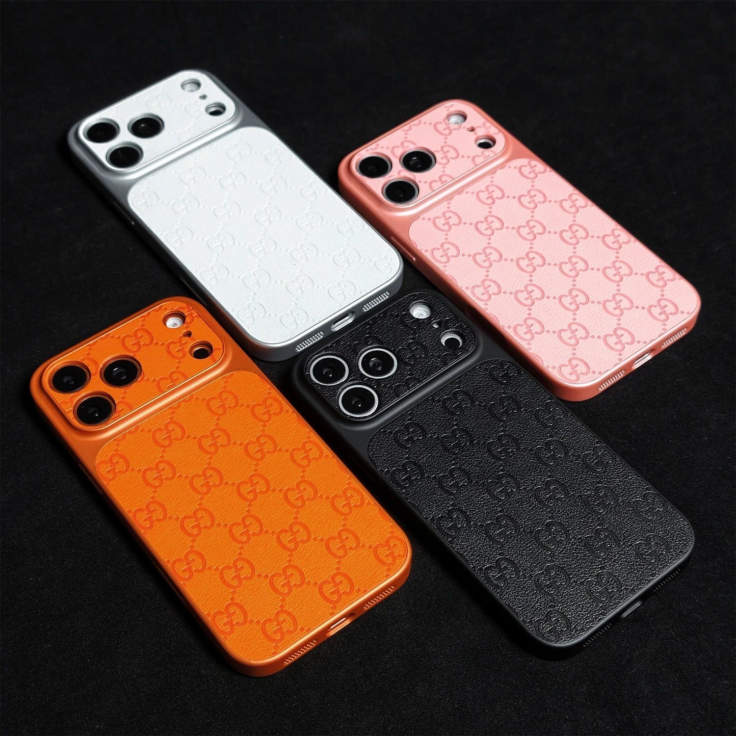 GG Monogram iPhone Case For iPhone 15-17 Pro Max