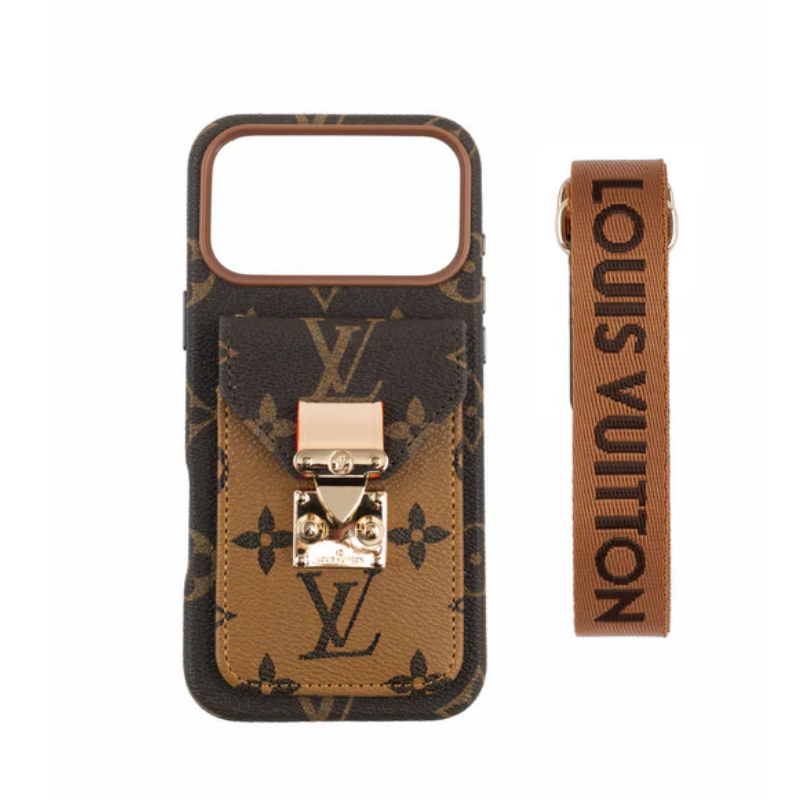 Luxury Leather Card Pocket Case For iPhone 14-17 Pro Max