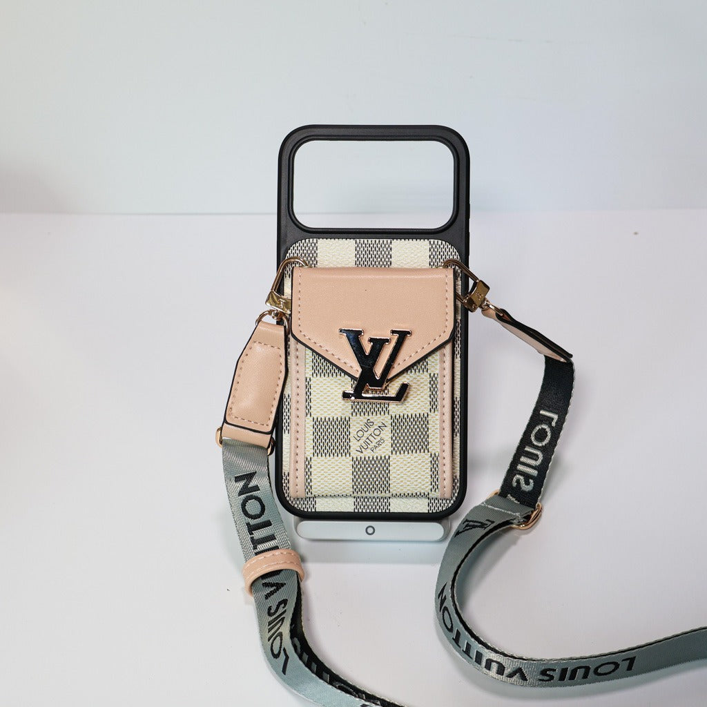 Crossbody iPhone Case With Card Holder For iPhone 14-17 Pro Max