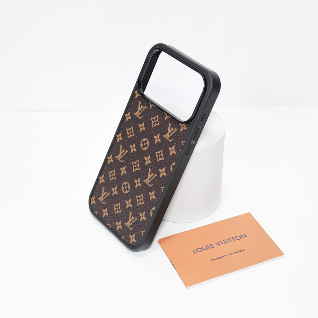 Classic LV Leather Phone Case For iPhone 17 Series