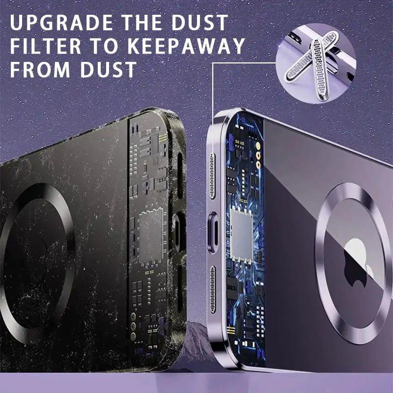 Electroplated Magnetic Case for iPhone 13-15 Pro Max
